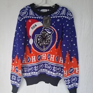 NWT Roody Christmas Sweater Mens Size S Multicolor